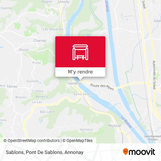 Sablons, Pont De Sablons plan
