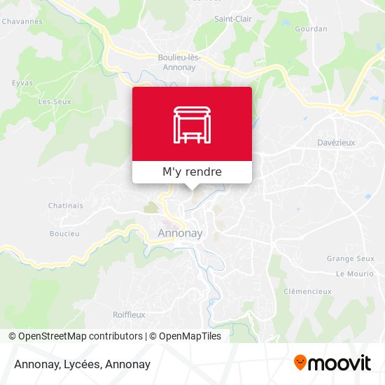 Annonay, Lycées plan