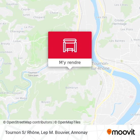 Tournon S/ Rhône, Lep M. Bouvier plan