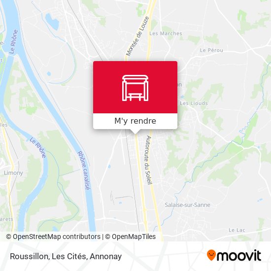 Roussillon, Les Cités plan