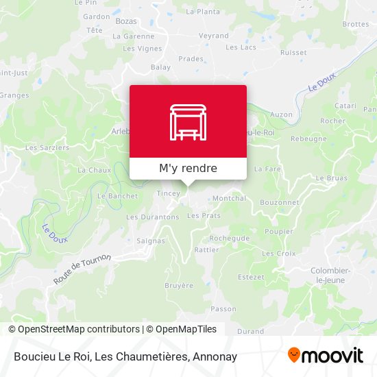Boucieu Le Roi, Les Chaumetières plan