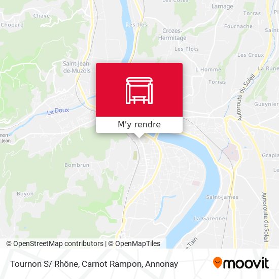 Tournon S/ Rhône, Carnot Rampon plan