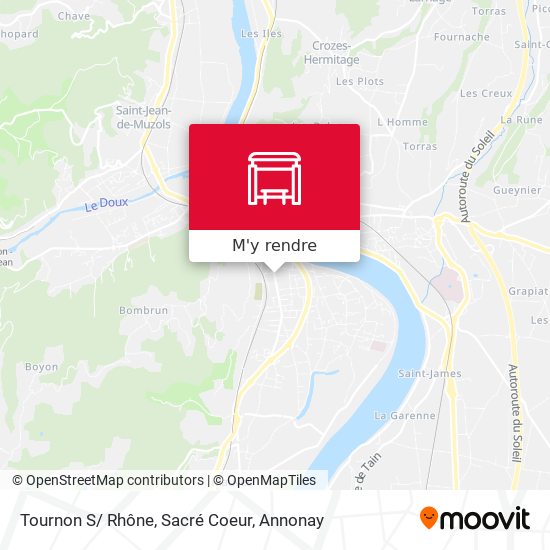 Tournon S/ Rhône, Sacré Coeur plan