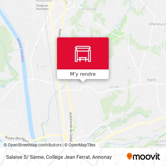 Salaise S/ Sanne, Collège Jean Ferrat plan