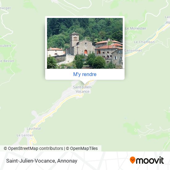 Saint-Julien-Vocance plan