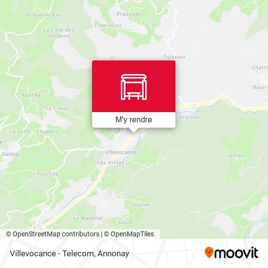 Villevocance - Telecom plan