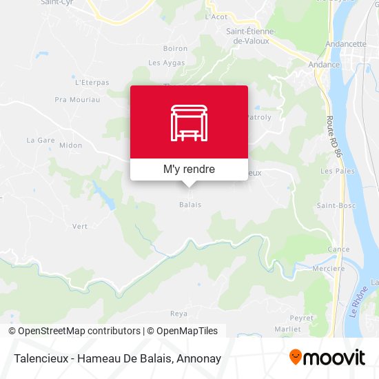 Talencieux - Hameau De Balais plan