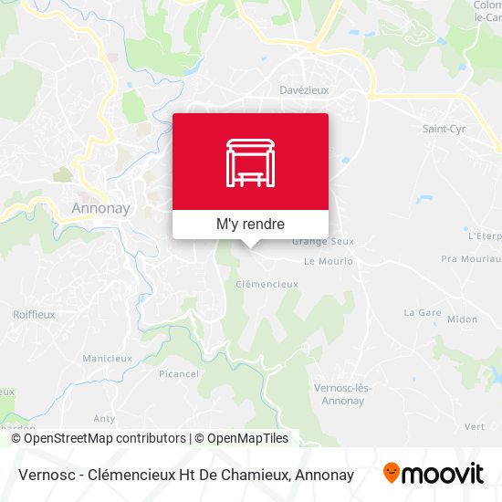 Vernosc - Clémencieux Ht De Chamieux plan