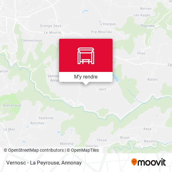 Vernosc - La Peyrouse plan