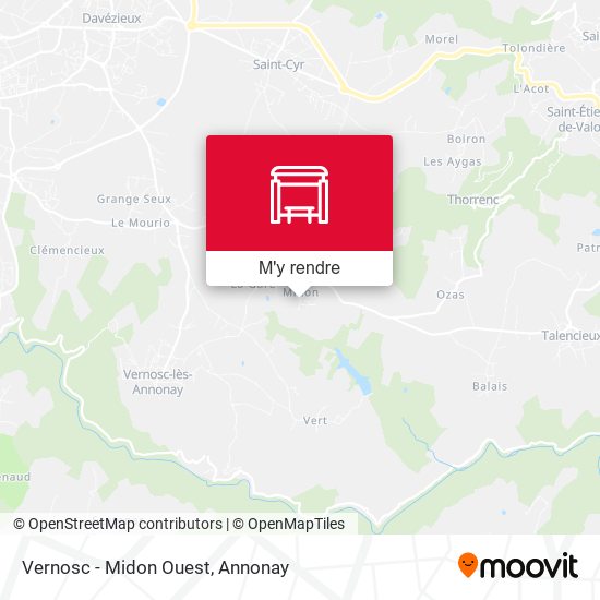Vernosc - Midon Ouest plan