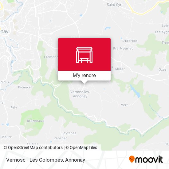 Vernosc - Les Colombes plan