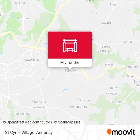 St Cyr – Village plan