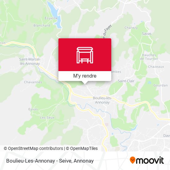 Boulieu-Les-Annonay - Seive plan