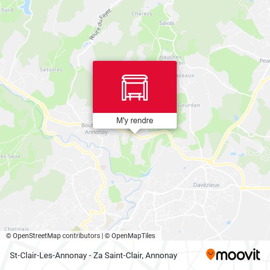 St-Clair-Les-Annonay - Za Saint-Clair plan