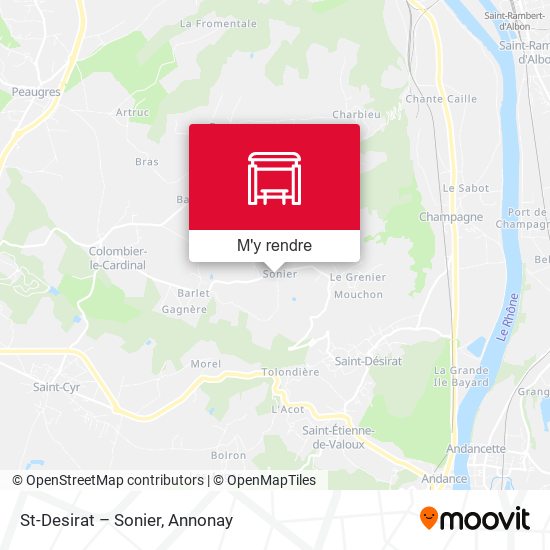 St-Desirat – Sonier plan