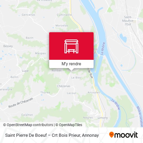 Saint Pierre De Boeuf – Crt Bois Prieur plan