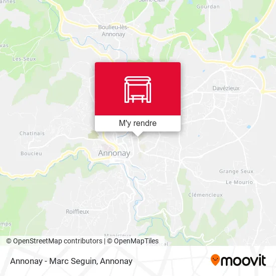 Annonay - Marc Seguin plan
