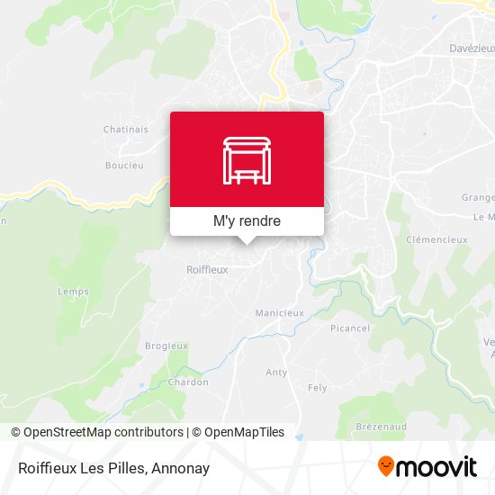 Roiffieux Les Pilles plan