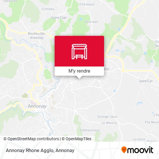 Annonay Rhone Agglo plan