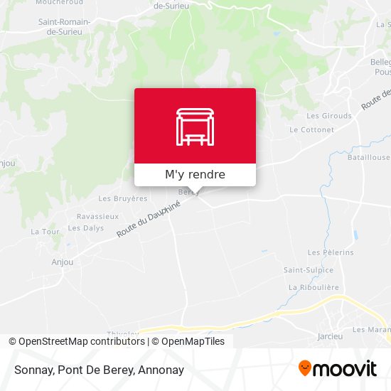 Sonnay, Pont De Berey plan
