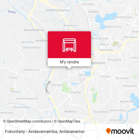 Fokontany - Andavamamba plan