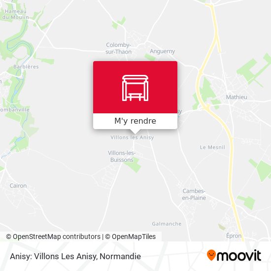 Anisy: Villons Les Anisy plan
