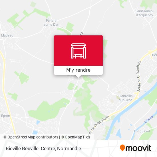 Bieville Beuville: Centre plan