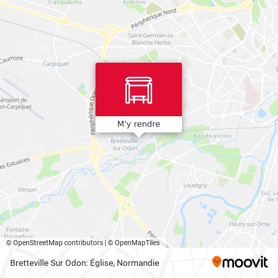 Bretteville Sur Odon: Église plan