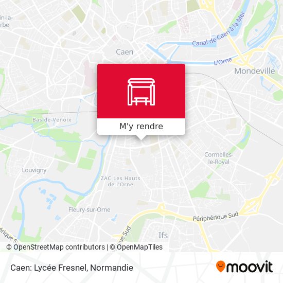 Caen: Lycée Fresnel plan