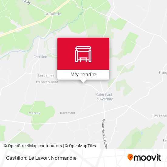 Castillon: Le Lavoir plan