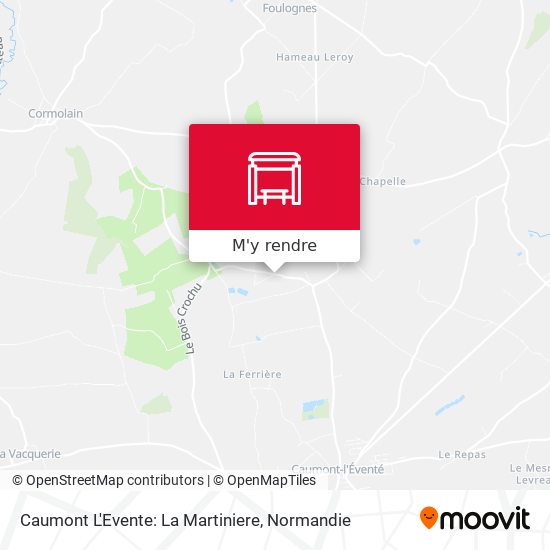Caumont L'Evente: La Martiniere plan