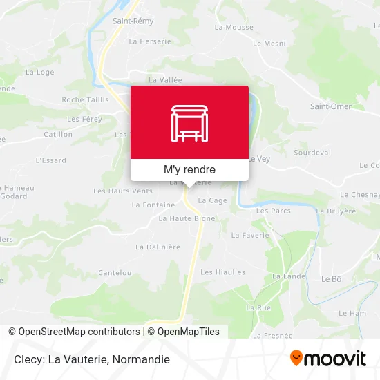 Clecy: La Vauterie plan