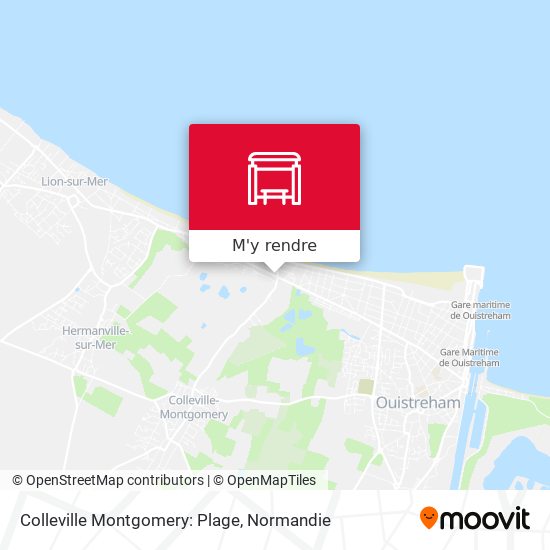 Colleville Montgomery: Plage plan