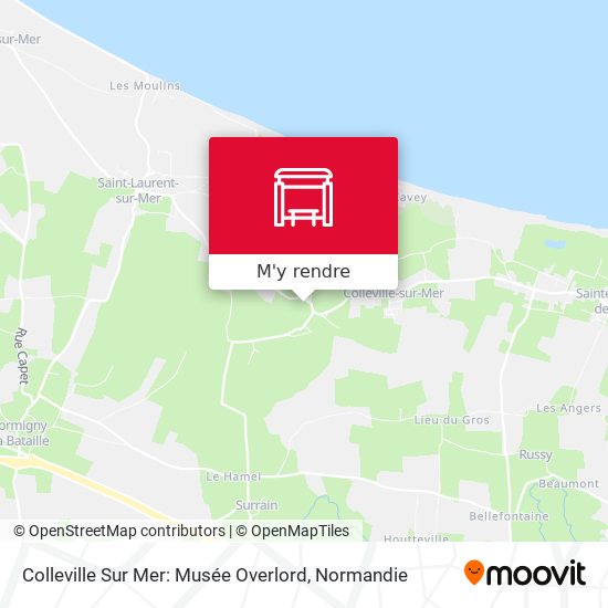 Colleville Sur Mer: Musée Overlord plan