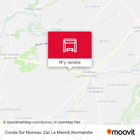 Conde Sur Noireau: Zac Le Mesnil plan