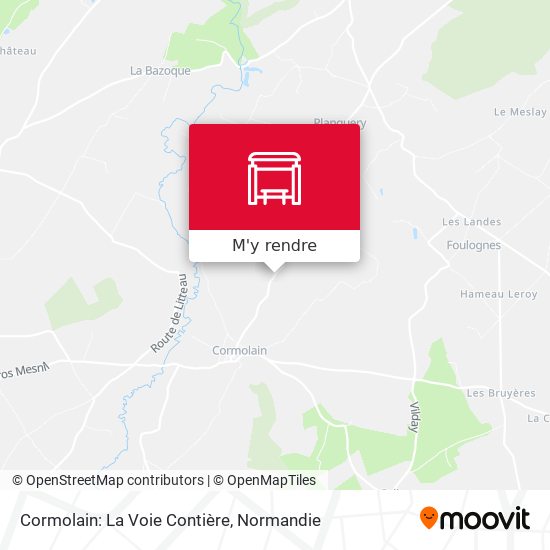 Cormolain: La Voie Contière plan