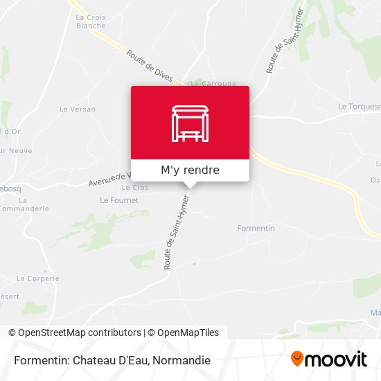 Formentin: Chateau D'Eau plan