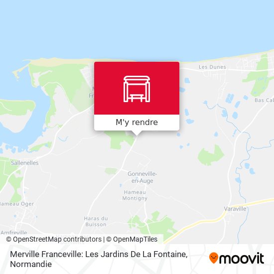 Merville Franceville: Les Jardins De La Fontaine plan