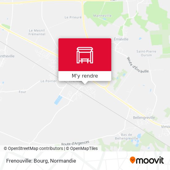 Frenouville: Bourg plan