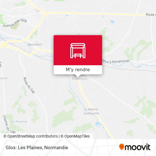 Glos: Les Plaines plan