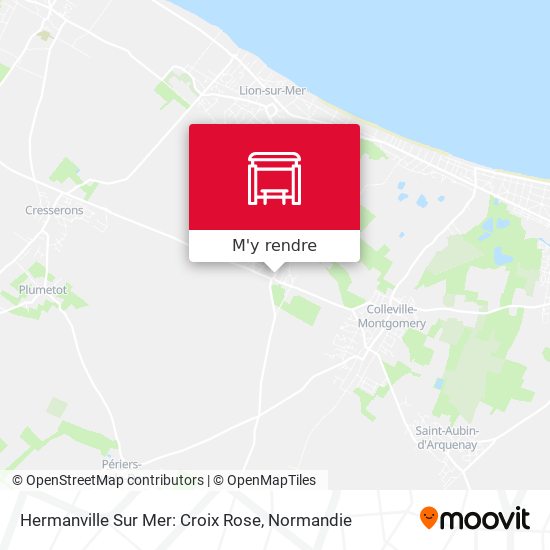 Hermanville Sur Mer: Croix Rose plan