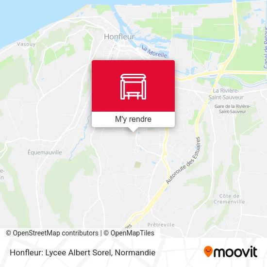 Honfleur: Lycee Albert Sorel plan