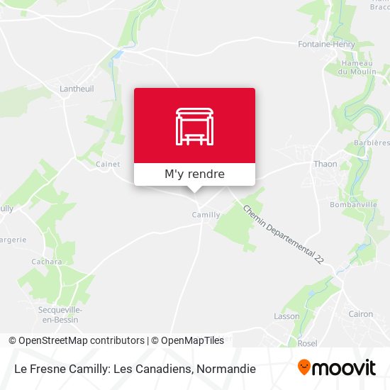 Le Fresne Camilly: Les Canadiens plan