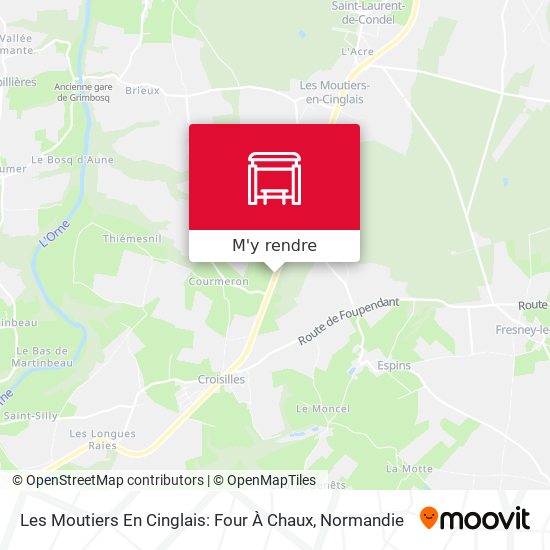 Les Moutiers En Cinglais: Four À Chaux plan