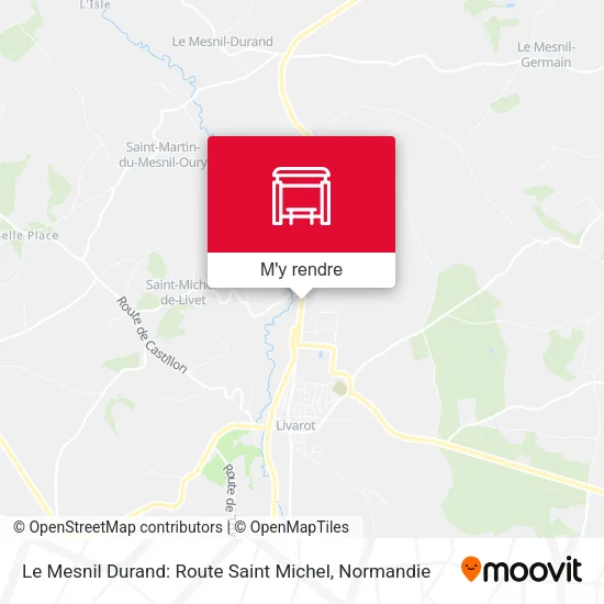 Le Mesnil Durand: Route Saint Michel plan