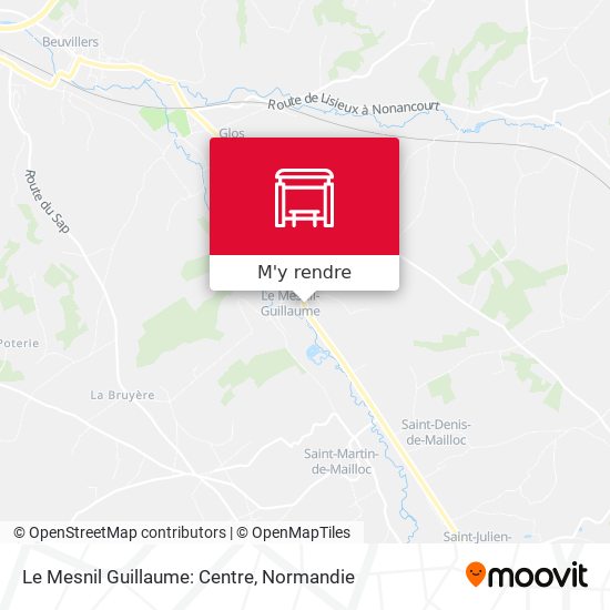 Le Mesnil Guillaume: Centre plan