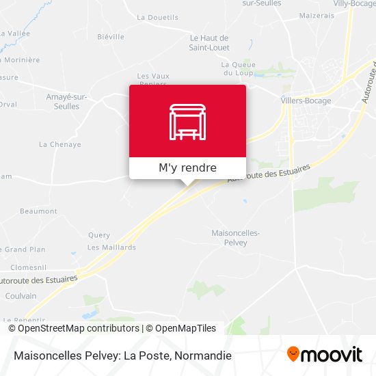 Maisoncelles Pelvey: La Poste plan