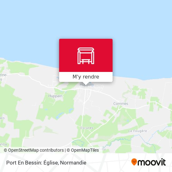 Port En Bessin: Église plan