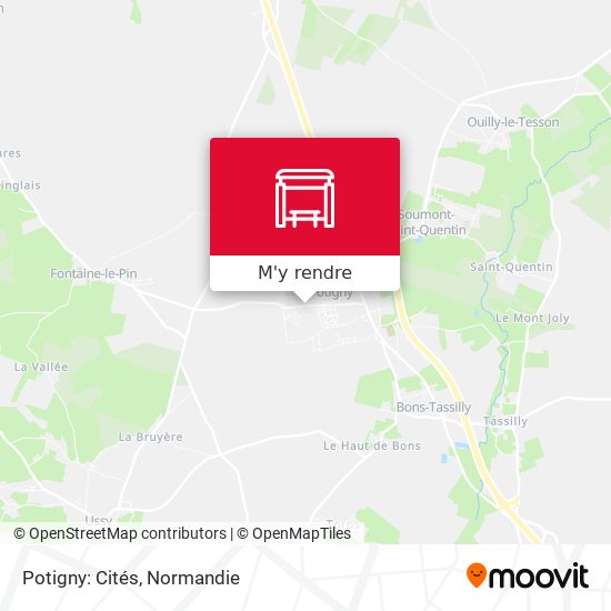 Potigny: Cités plan