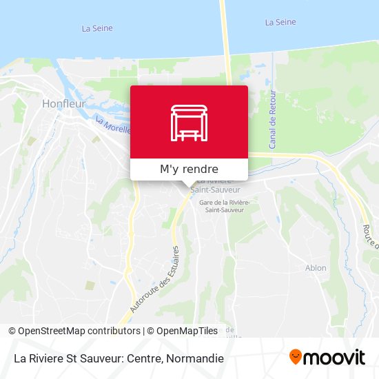 La Riviere St Sauveur: Centre plan